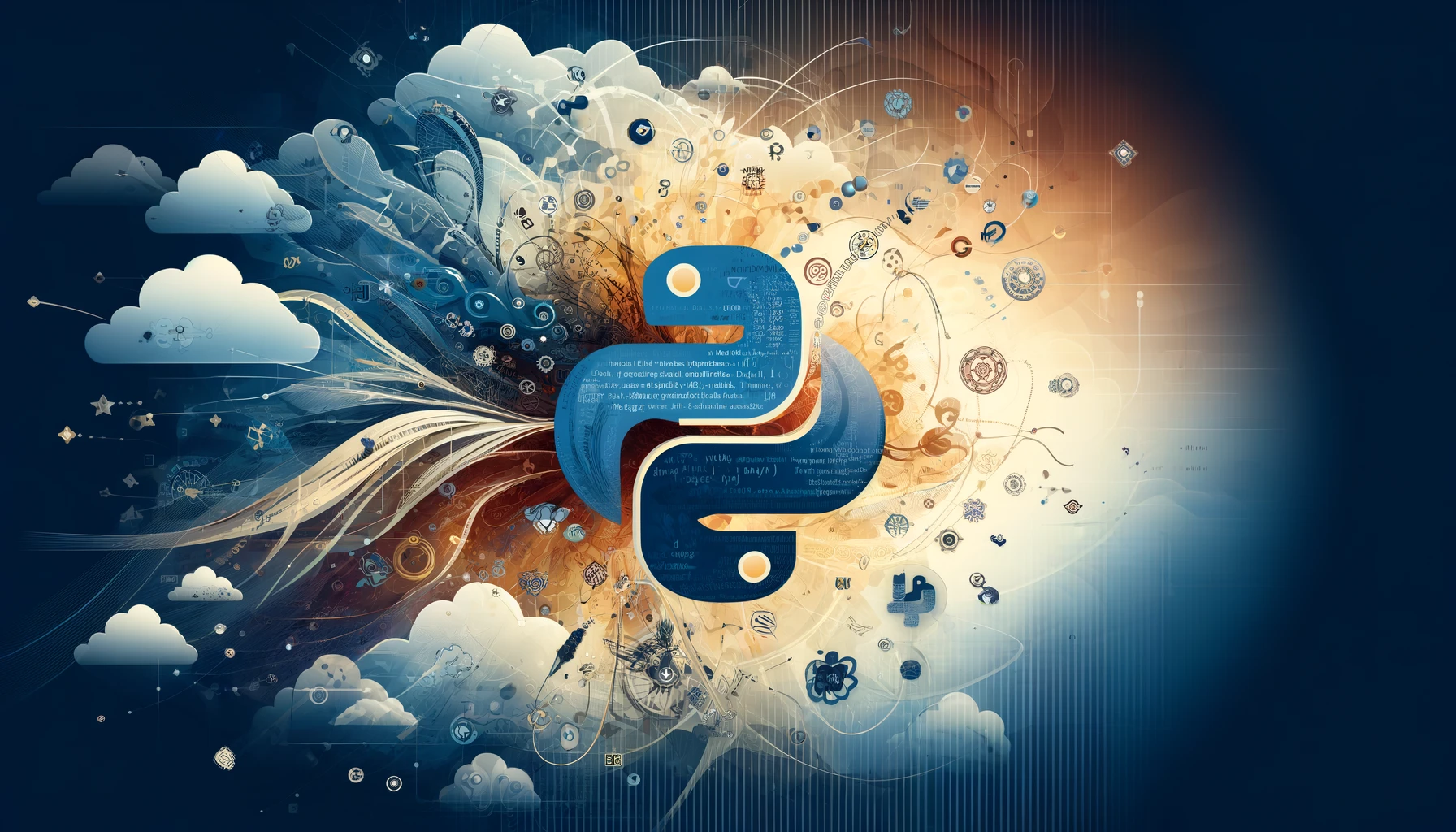 visual with python logo